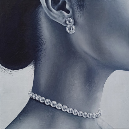 Calm Brings Light To Dreams - acrylic on canvas - cm 50x50 - 2026 